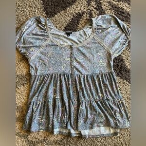 Torrid Babydoll Tiered Top